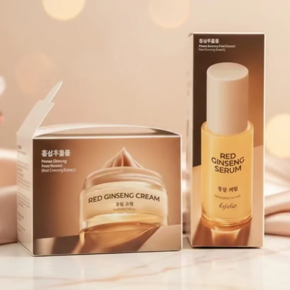 Set Esfolio Red Ginseng Cream and Serum Set New